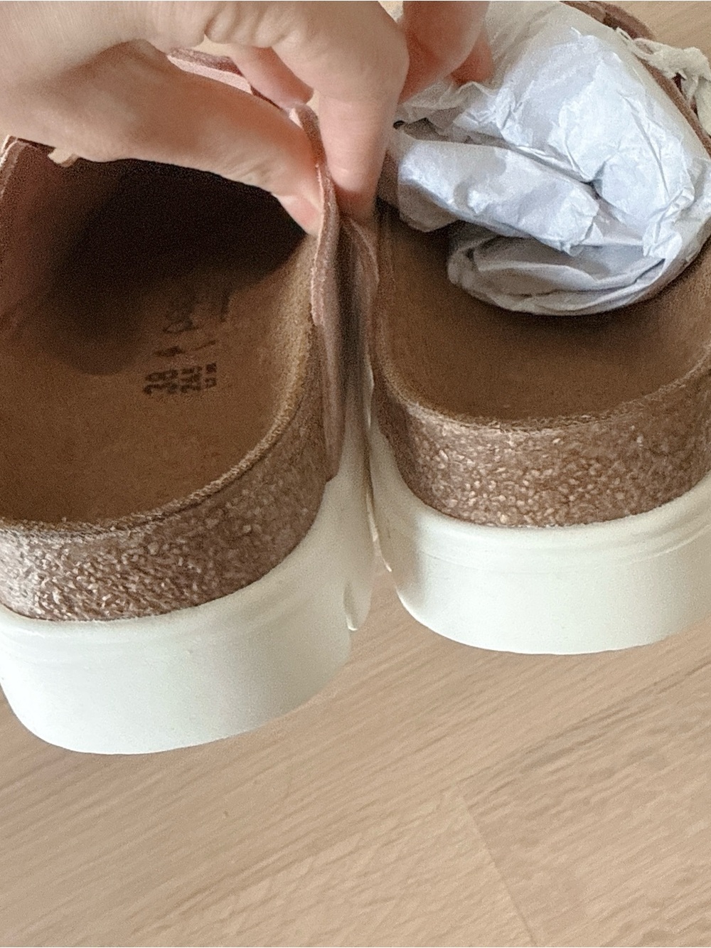 NIB Birkenstock Women's Boston Chunky Suede Clogs - Picture 11 of 13